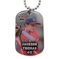 Personalized baseball dog clearance tags