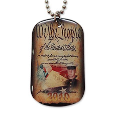 photoscreen military dogtag