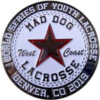Custom lacrosse pin example