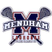 Custom lacrosse pin example