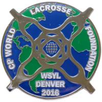 Custom lacrosse pin example