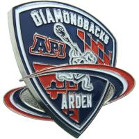 Custom lacrosse pin example