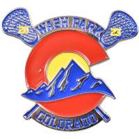 Custom lacrosse pin example