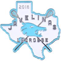 Custom lacrosse pin example