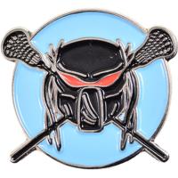 Custom lacrosse pin example