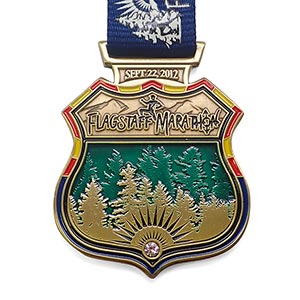 running marathon medal