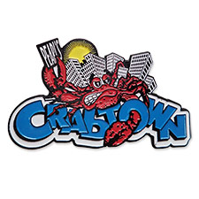 custom soft enamel Crabtown Lapel Pin