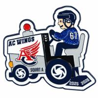 Custom hockey pin example