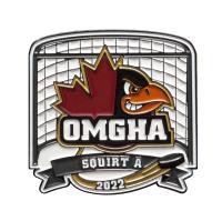 Custom hockey pin example
